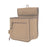 Allen Company Rival Double Compartment Shell Bag & 52" Waist Belt - Tan