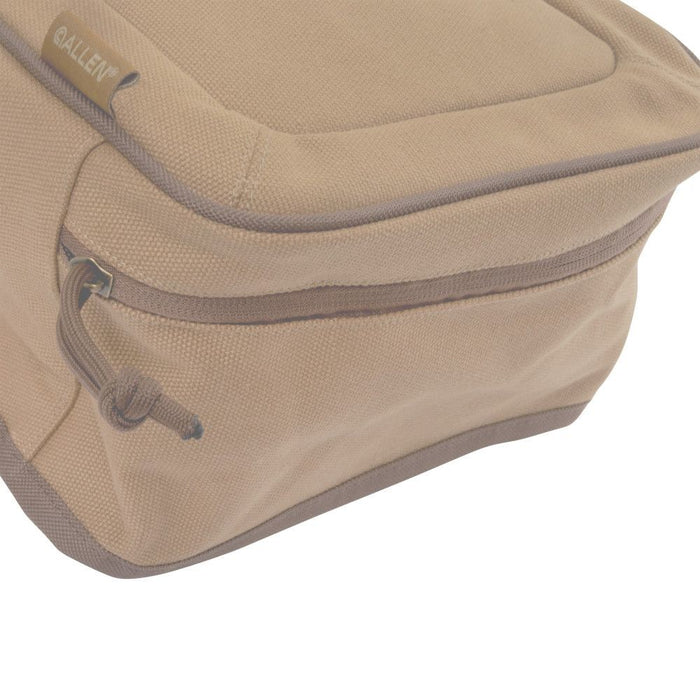 Allen Company Rival Double Compartment Shell Bag & 52" Waist Belt - Tan