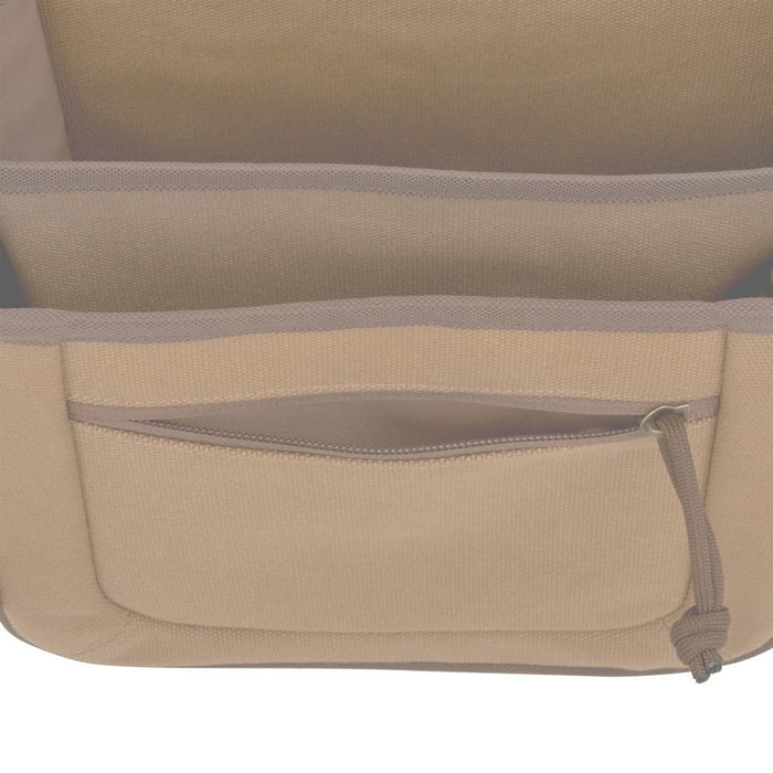 Allen Company Rival Double Compartment Shell Bag & 52" Waist Belt - Tan