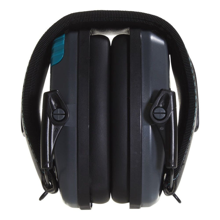 Allen Company GWG Shield Low-Profile Electronic Earmuffs - Gray/Teal/Black