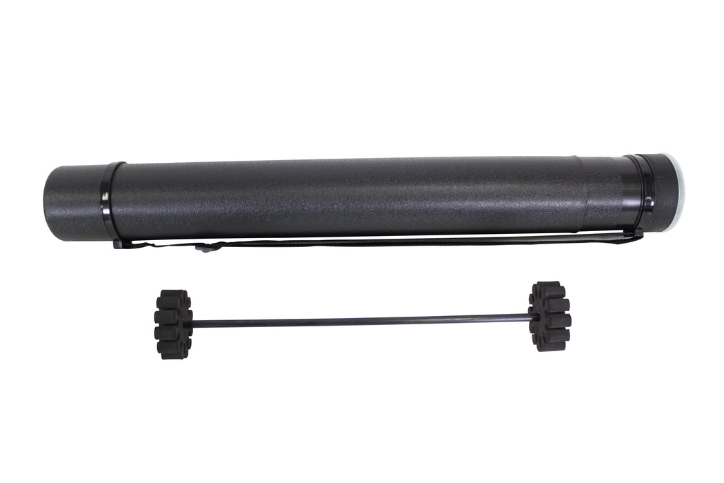 SAS Adjustable Archery Arrow Carrier Case w/ Strap and 12 Fiberglass Arrows