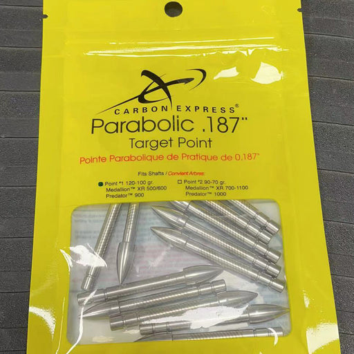 Carbon Express Arrow Parabolic Target Point .187" 120-100GR 12/Pack - Open Box