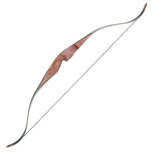 SAS Maverick One Piece Traditional Wood Hunting Bow 45lbs RH Black Limbs - Used