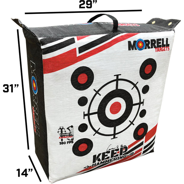 Morrell Keep Hammering Outdoor Bag Target 29"x31"x14" Handle Missing - Open Box