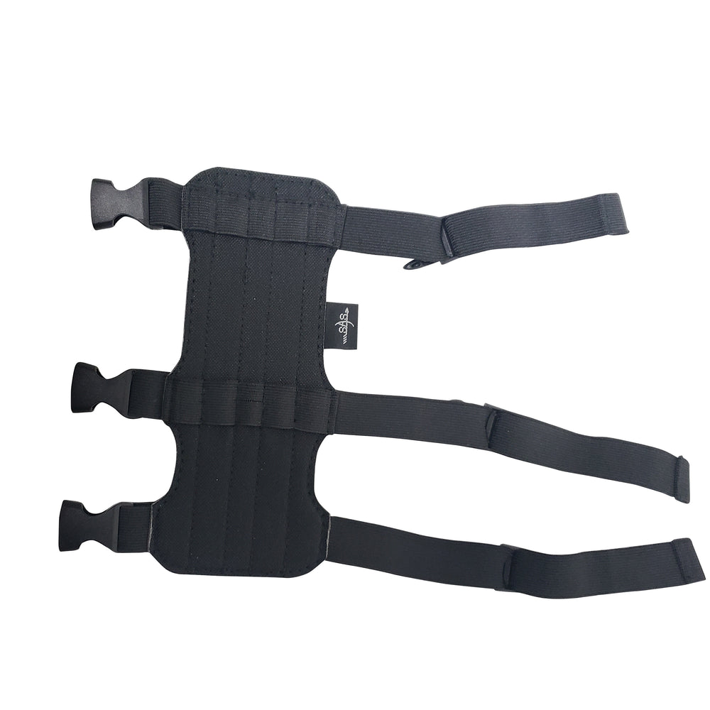 SAS 9" Pistol Crossbow Bolt Slots Holders Armguard w/ 3-Strap Buckles - Open Box