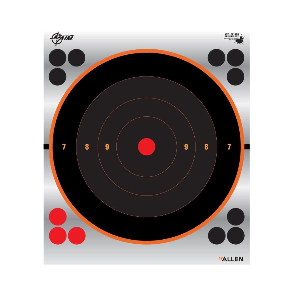 Allen Company EZ-Aim Reflective Bullseye Target - 6/Pack