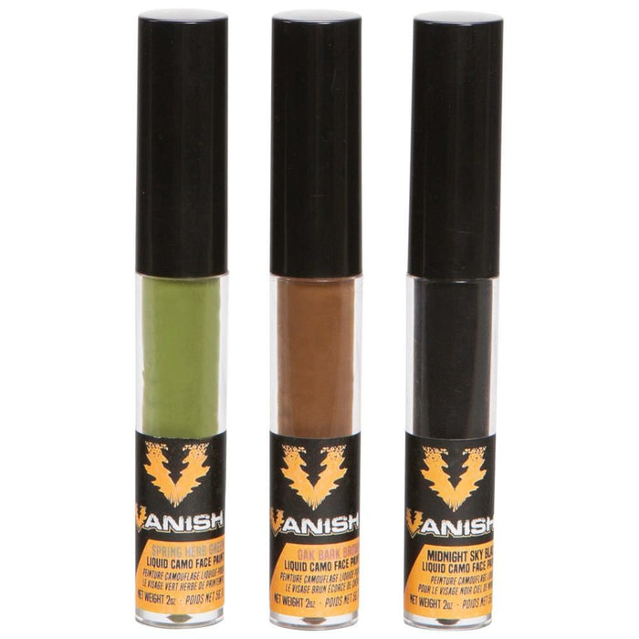 Allen Company Vanish Liquid Camo Face Paint - Brown, Green and Black