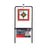 Allen Company EZ Aim Hardrock Square Spinner Target & Stand - White/Red/Black
