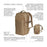 Allen Tac-Six Trench Tactical Expandable Backpack with Die-Cut MOLLE System