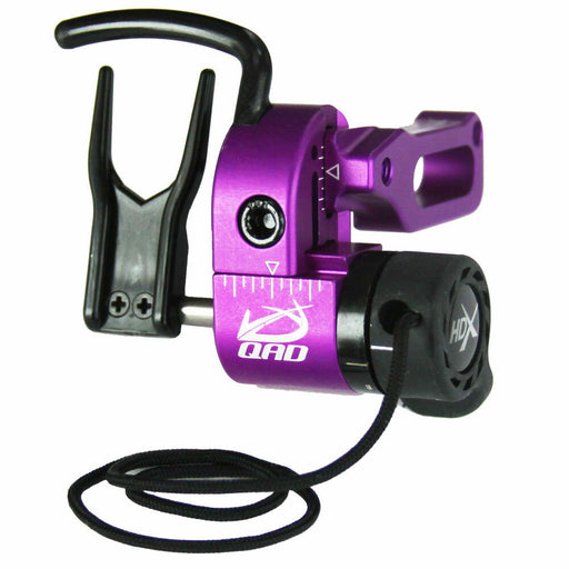 QAD Ultra Rest HDX Arrow Rest Compound Bow Drop Away Purple LH - Open Box