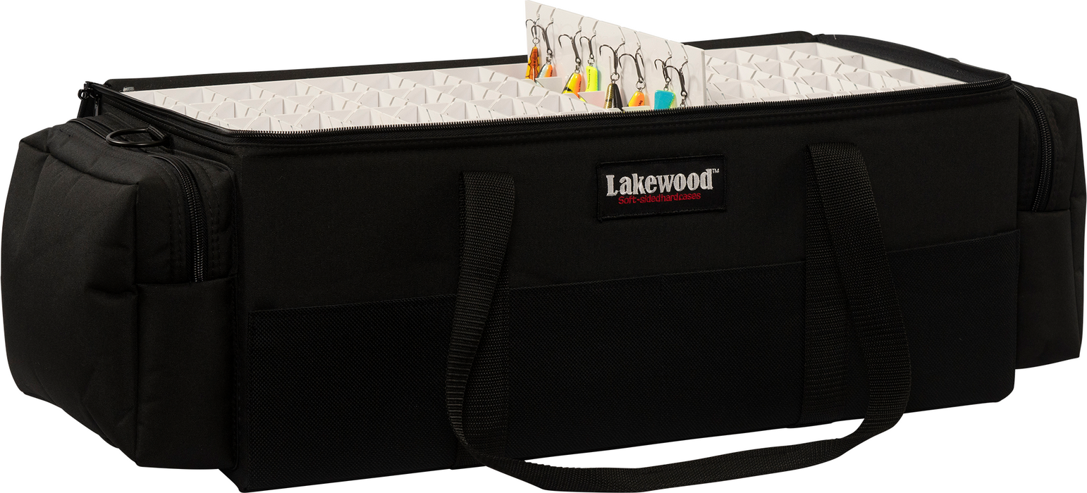 Lakewood Fishing Black Hanging Lure Locker Tackle Box W Adjustable