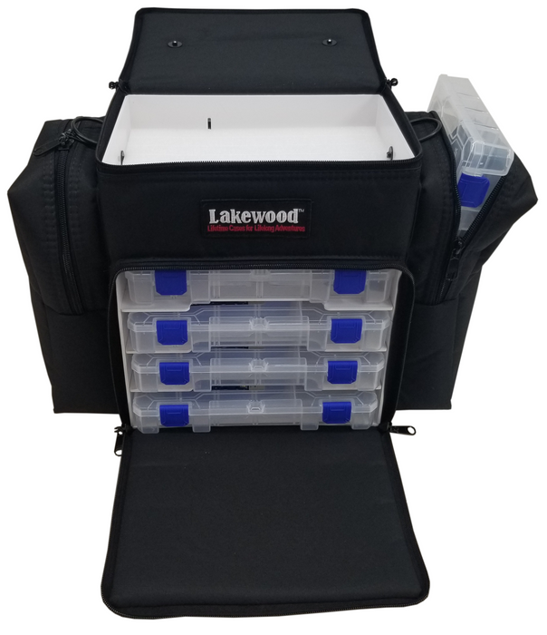 Lakewood Fishing Black Mini Magnum Tackle Box with 4 Trays Holds Plano — WoodsArcheryRange.com/TheCrossbowStore.com Lakewood Fishing Black Mini Magnum Tackle Box with 4 Trays Holds Plano — WoodsArcheryRange.com/TheCrossbowStore.com
