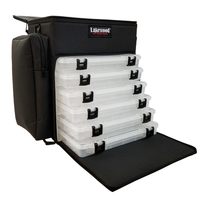 Lakewood Fishing Black Magnum Top Shelf Tackle Box with 4 Tray Holds P — TheCrossbowStore.com