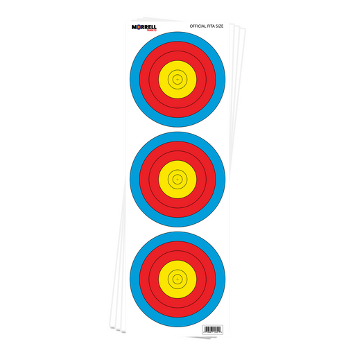 Morrell FITA Recurve Paper Face Archery Target - 100/Pack