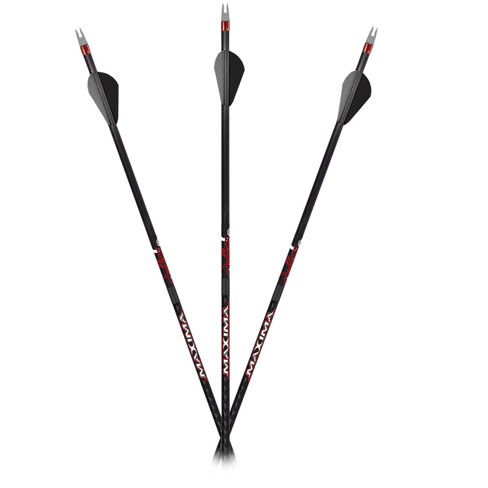 Carbon Express Maxima Sable RZ Shafts 350/400/500 - 12/Pack