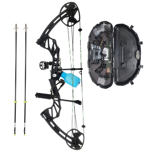 SAS Feud X 30-70 Lbs 19-31" Compound Bowfishing Travel Package Black - Open Box