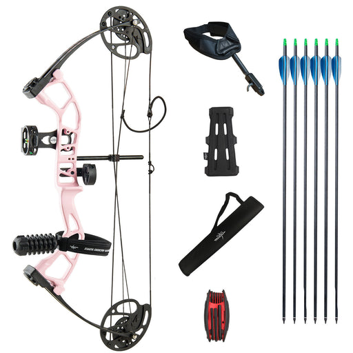 SAS Supreme Youth Compound Bow Package Hunting Range Target Pink RH - Open Box